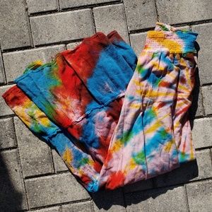 Tie Dye Hippie Maxi Skirt